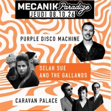 Purple Disco Machine + Selah Sue + Caravan Palace + Machines Vivantes